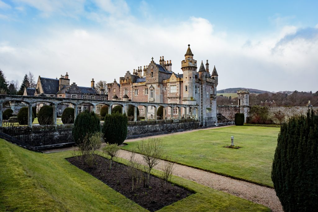 Abbotsford house and gardens.